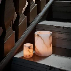 Tell Me More Alabaster Candle Holder XSmall