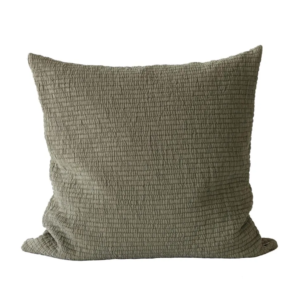 Tell Me More Brick Cushion Olive