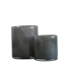 Tell Me More Lyric Candleholder Medium Dark Grey