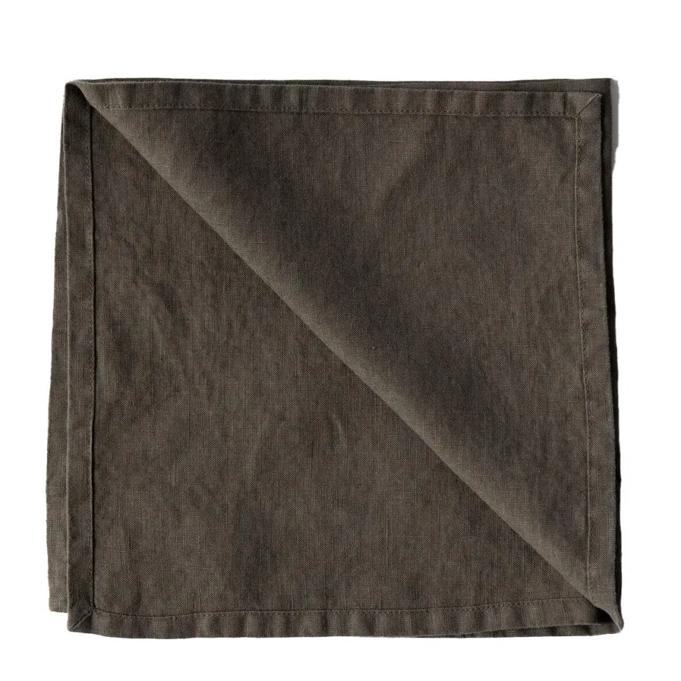 Tell Me More Napkin Linen Taupe