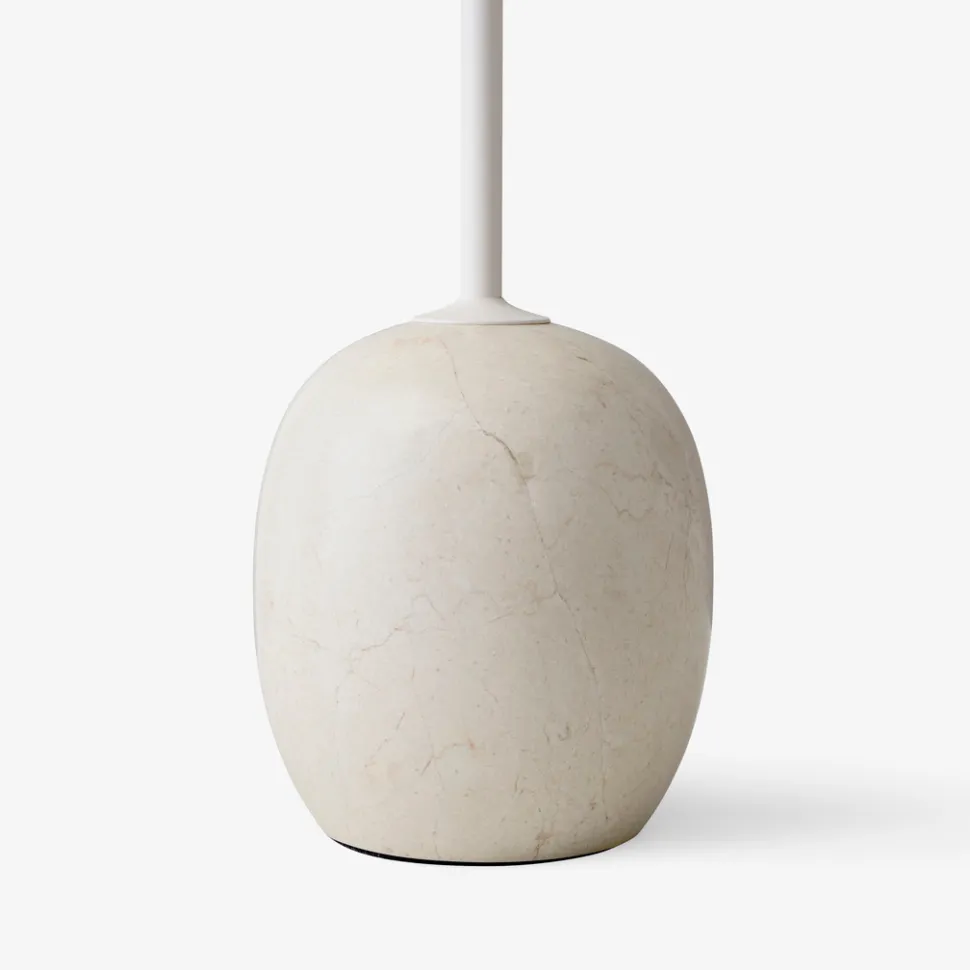 &Tradition LN9 Lato Bord Ivory White Ø50 cm