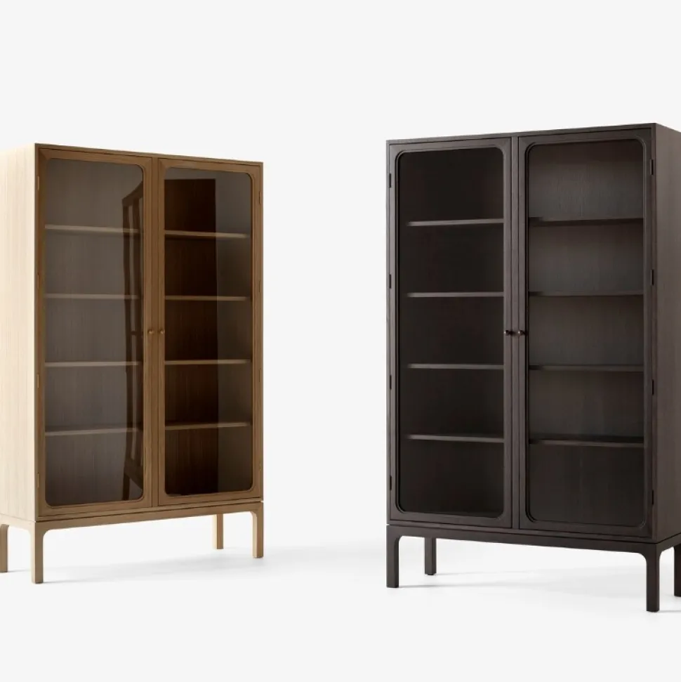 &Tradition Trace SC88 Double Cabinet Dark Stained Oak