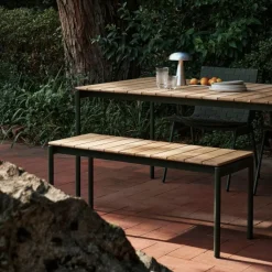 &Tradition Ville AV27 Bænk Bronze Green