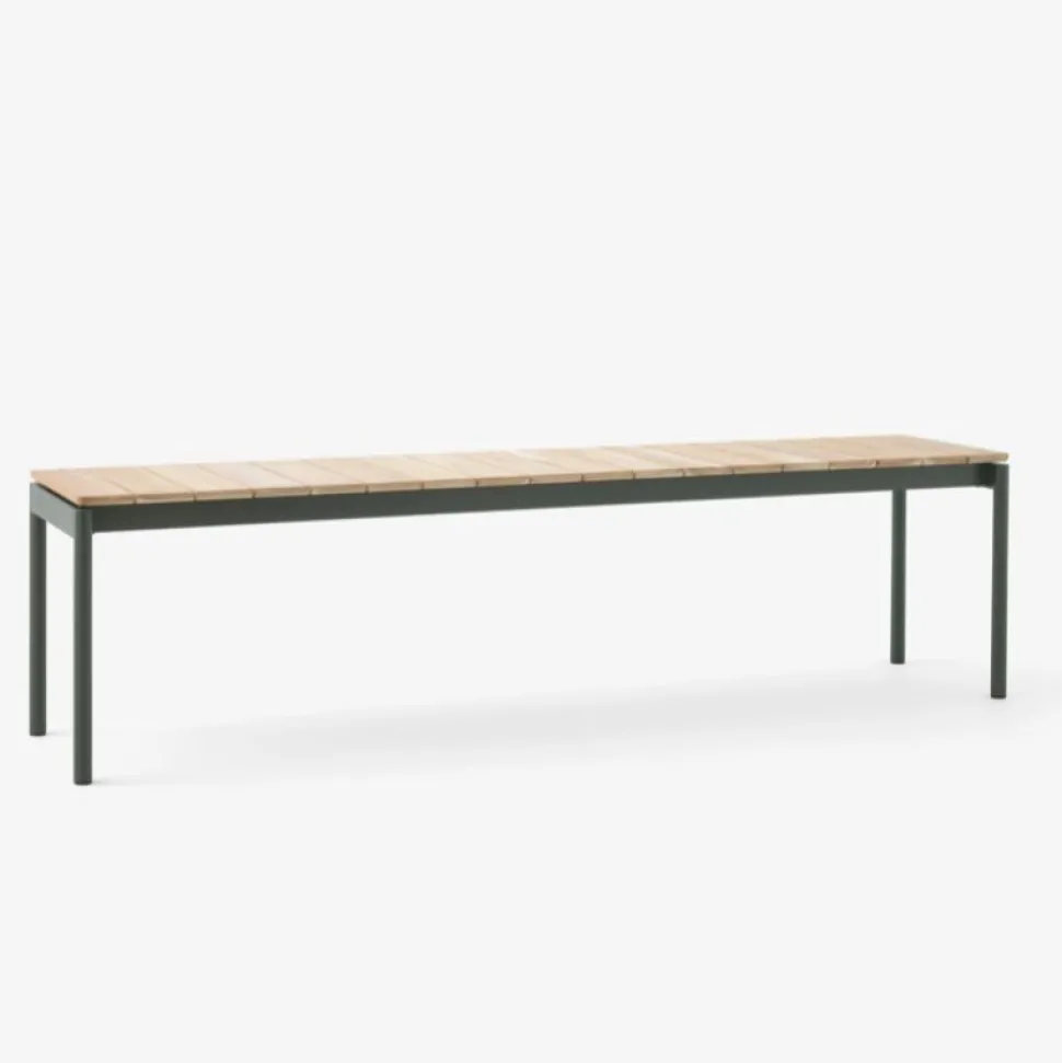 &Tradition Ville AV28 Bænk Bronze Green