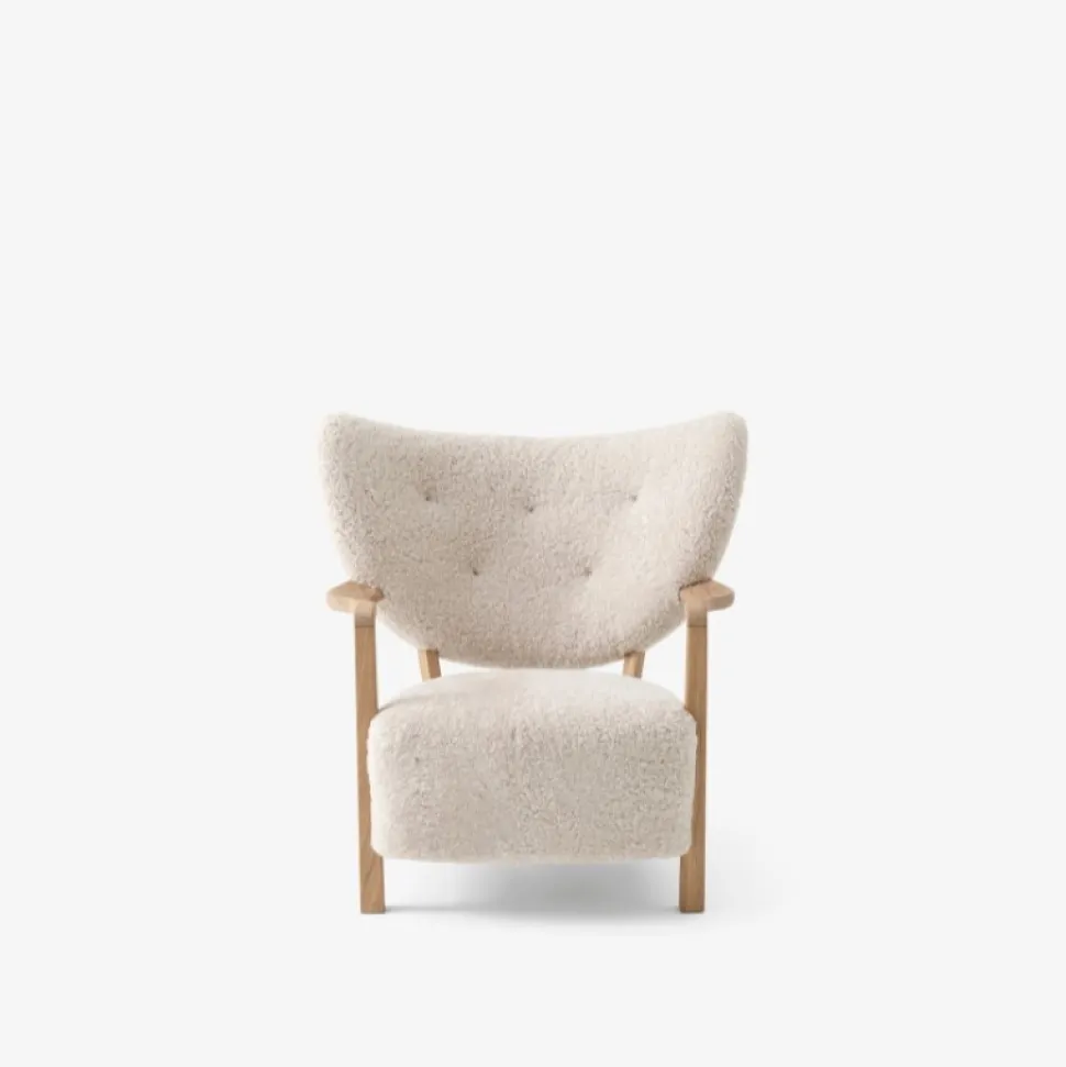 &Tradition Wulff ATD2 Moonlight Sheepskin Oiled Oak