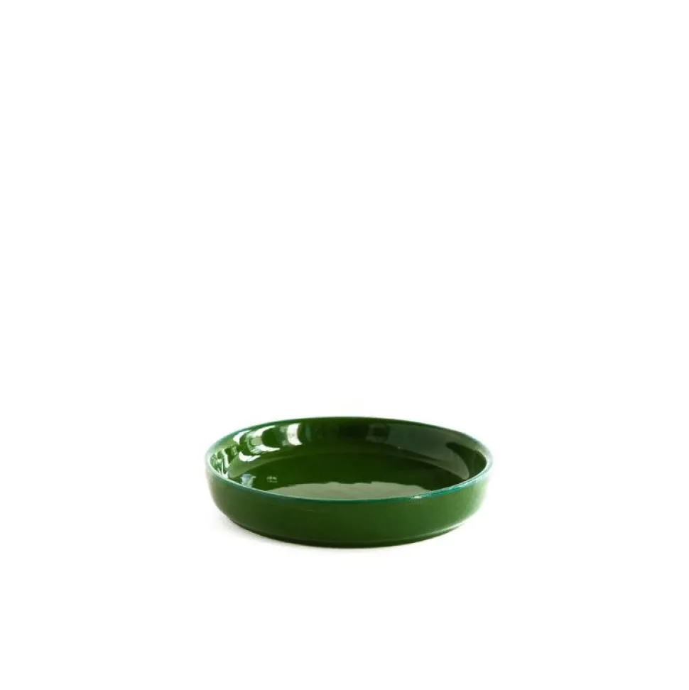 Val Pottery Estela Dark Green/Turquoise Line