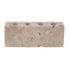 Wabi Sabi Nordic Epode Lysestage (4) Travertin