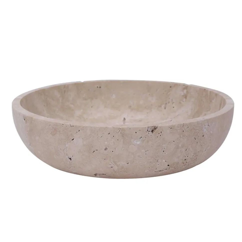Wabi Sabi Nordic Hyben Skål Travertin Medium