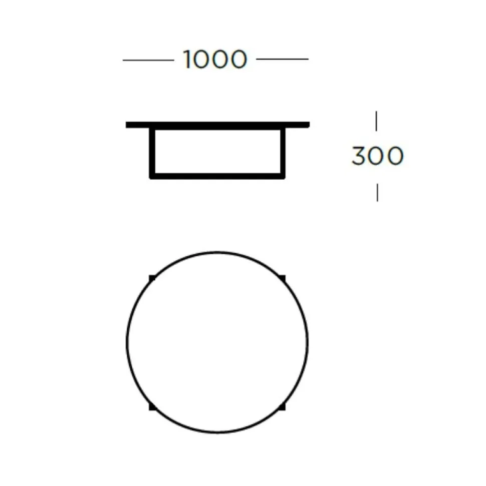 Wendelbo Circle Sofabord Brun