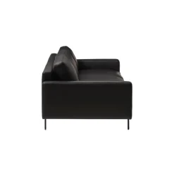 Wendelbo Edge V1 3-Pers. Sofa Sort Faith Læder
