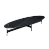 Wendelbo Floema Oval Sofabord Sort