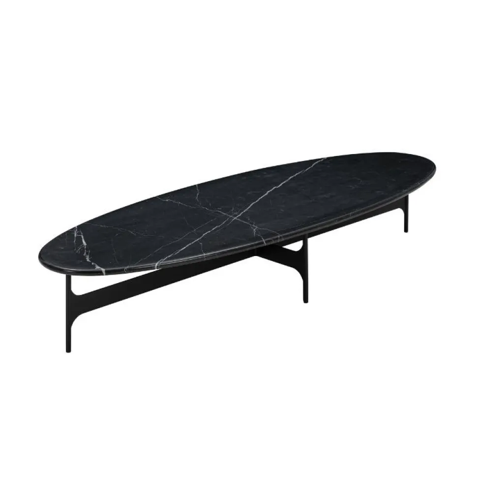 Wendelbo Floema Oval Sofabord Sort