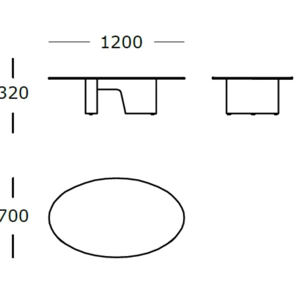 Wendelbo Glyph Sofabord